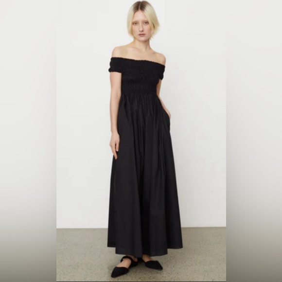 Shirred Off The Shoulder Dress Matteau - from Goop - Picture 4 of 10